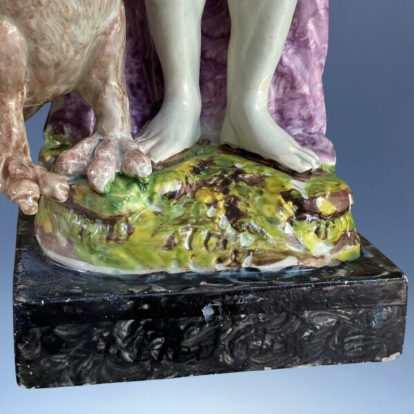 Early Staffordshire Pottery - Large Figure of Jupiter. - Image 10