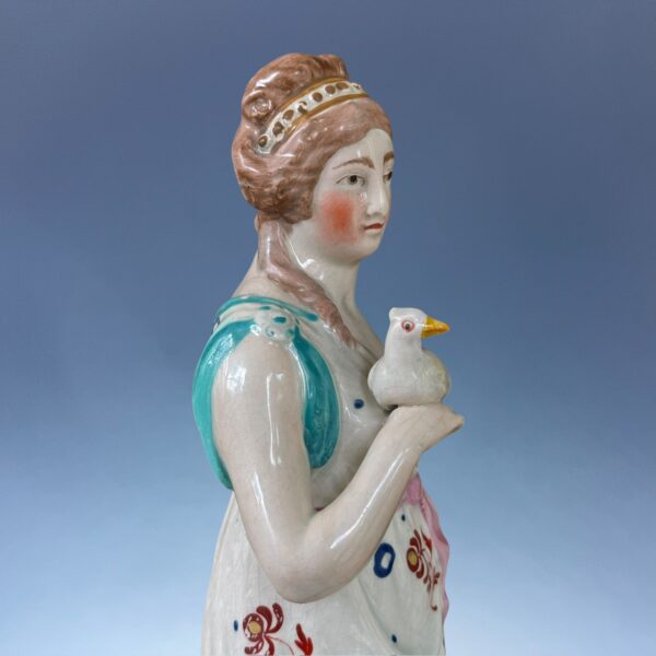 Early Staffordshire Pottery Large Figure of Venus - Image 5