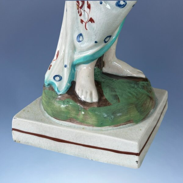 Early Staffordshire Pottery Large Figure of Venus - Image 4