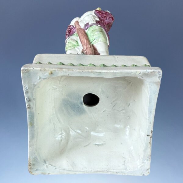 Early Staffordshire Pottery Figure of a Hunter Holding a Duck - Image 7