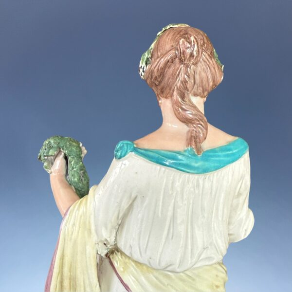 Early Staffordshire Pottery Large Figure of Flora - Image 12