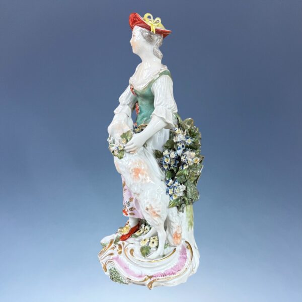 (Clearance) Derby Porcelain Figure - Shepherdess. - Image 5