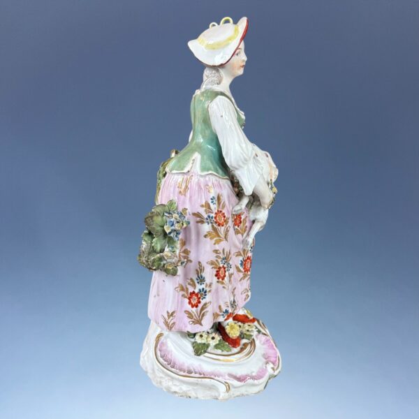 (Clearance) Derby Porcelain Figure - Shepherdess. - Image 7