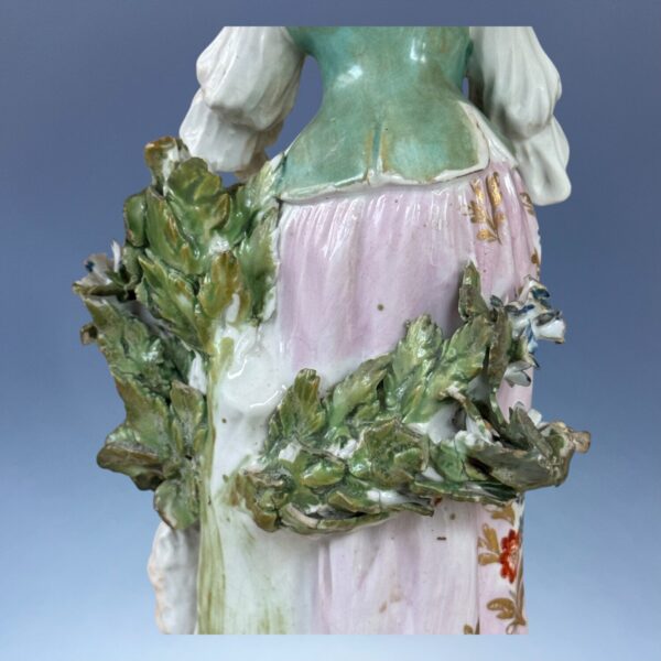 (Clearance) Derby Porcelain Figure - Shepherdess. - Image 8