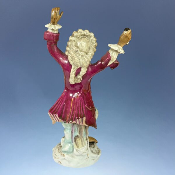 (Clearance) Meissen Style Monkey Band Figure ‘The Conductor’ - Image 4