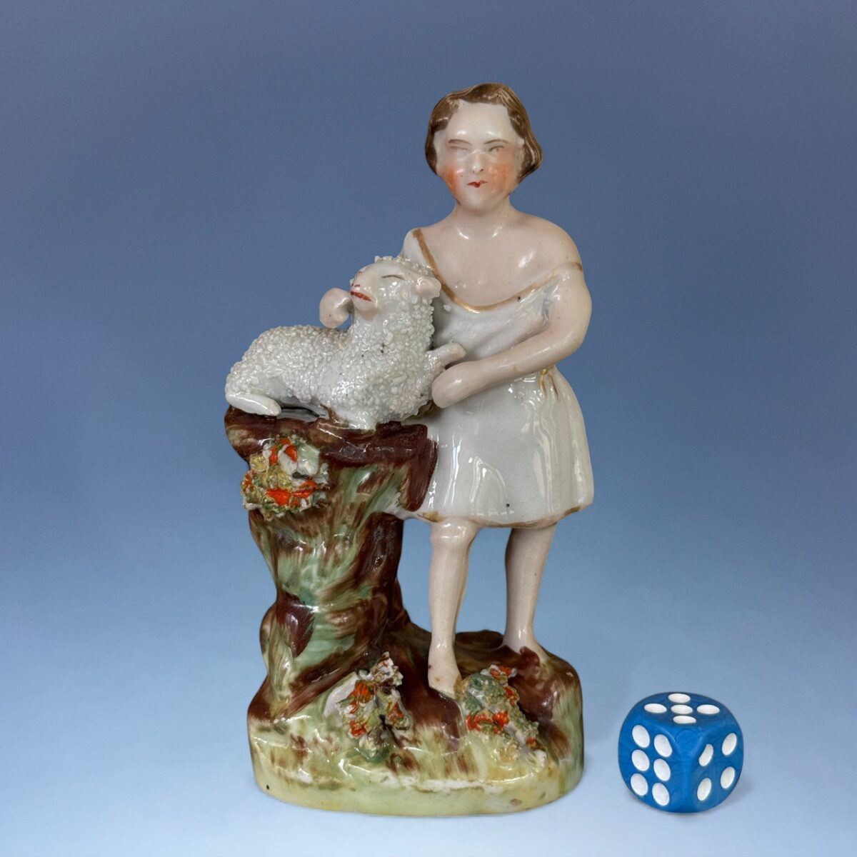 Thomas Parr – Staffordshire figure of a Shepherd Boy.