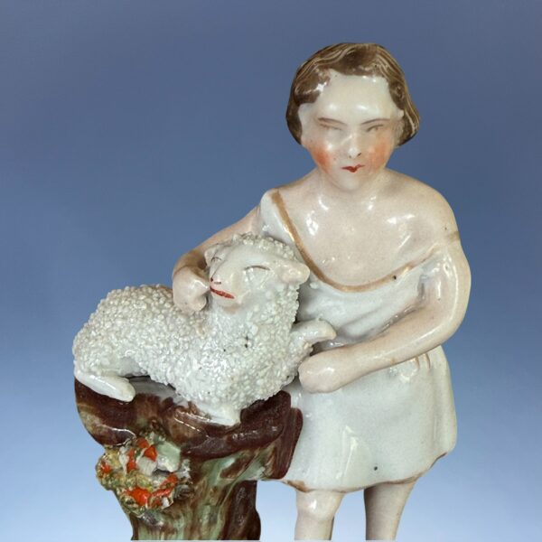 Thomas Parr - Staffordshire figure of a Shepherd Boy. - Image 2