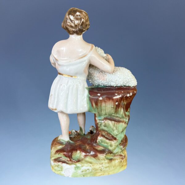 Thomas Parr - Staffordshire figure of a Shepherd Boy. - Image 4