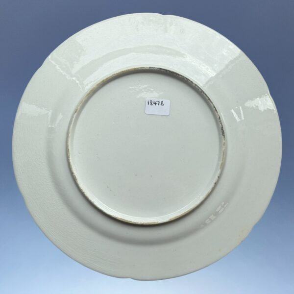 Early Coalport Porcelain Plate (18478) Fruit & Flower Basket with Bird - Image 2