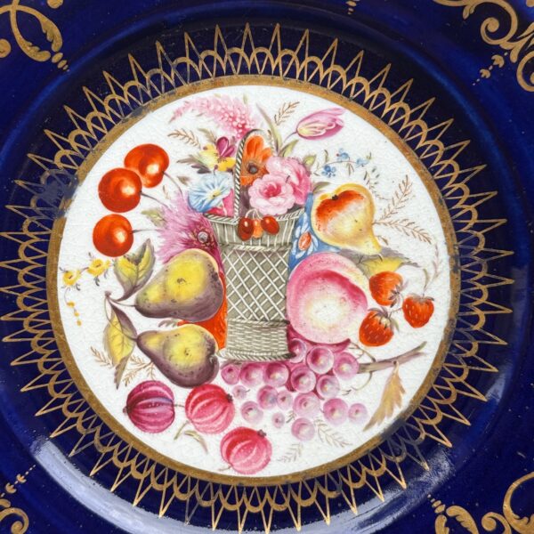 Early Coalport Porcelain Plate 18483 - Image 6