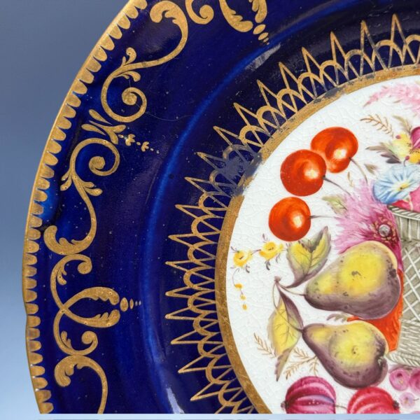 Early Coalport Porcelain Plate 18483 - Image 3