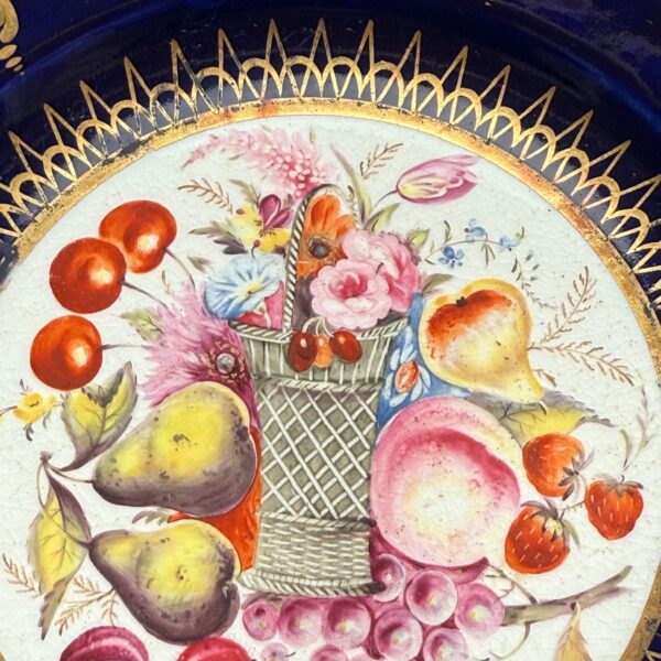 Early Coalport Porcelain Plate 18483 - Image 5