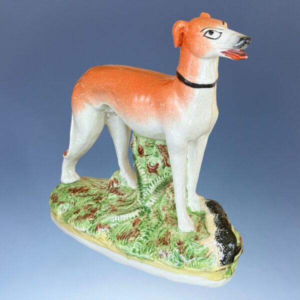 (Clearance) Staffordshire Greyhound with Hare. - Image 2
