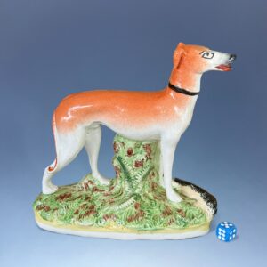(Clearance) Staffordshire Greyhound with Hare.