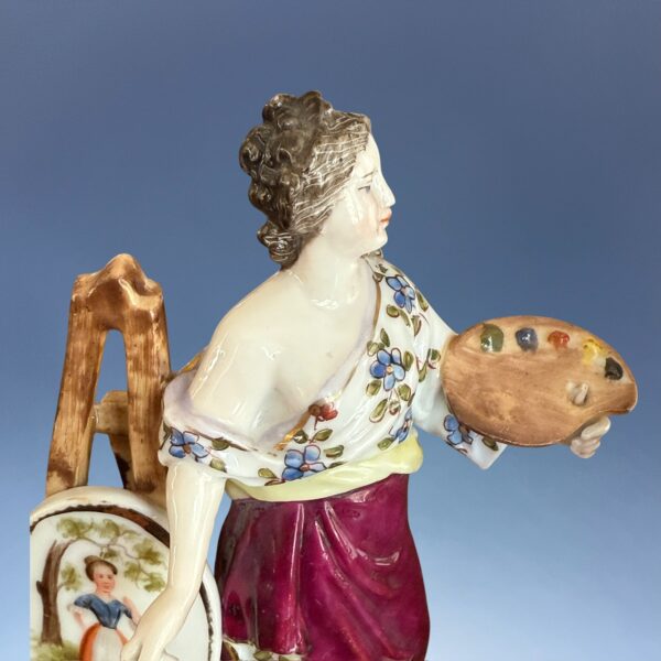 (Clearance) Pair of Miniature Figures Emblematic of Art. - Image 4