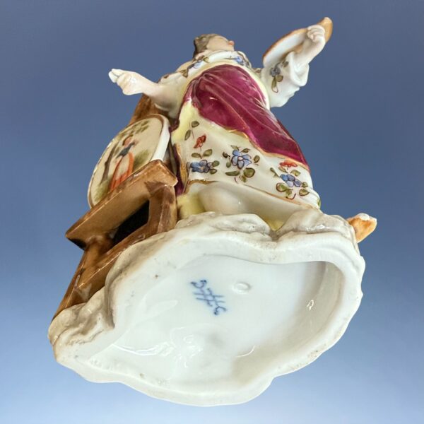 (Clearance) Pair of Miniature Figures Emblematic of Art. - Image 5