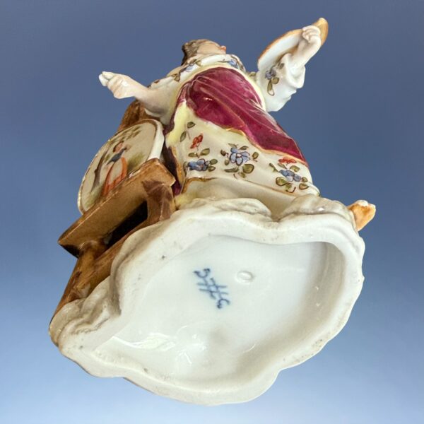 (Clearance) Pair of Miniature Figures Emblematic of Art. - Image 11