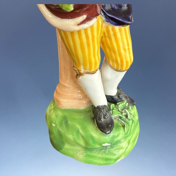 Bloor Derby Porcelain Small Figure of a Gardener - Image 5