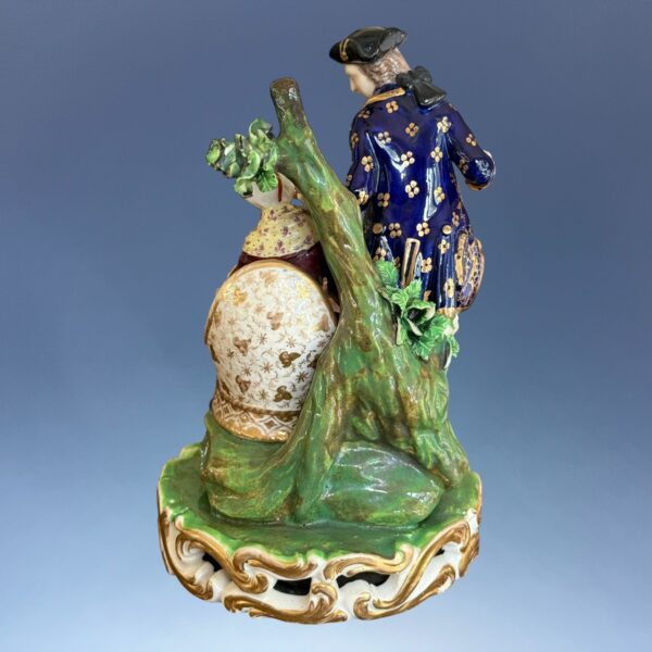 Derby Porcelain figure of the Stocking Mender. - Image 3