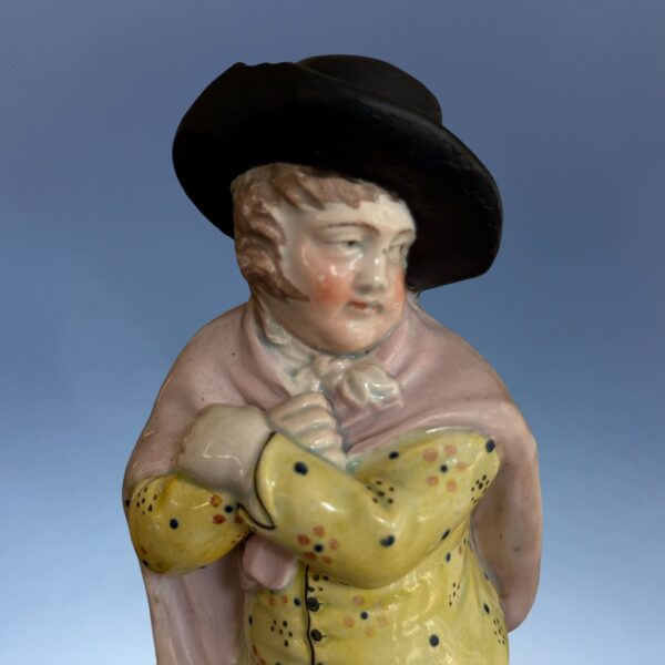 Staffordshire Pottery Figure of a Boy - Skating. - Image 2