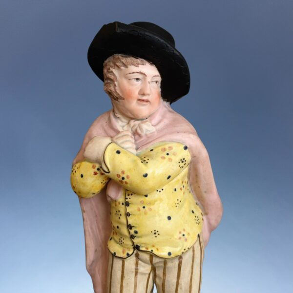 Staffordshire Pottery Figure of a Boy - Skating. - Image 4
