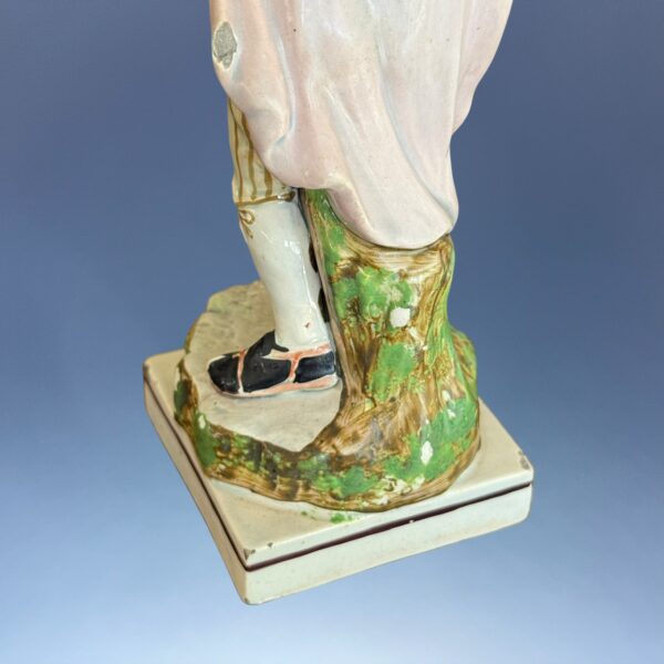 Staffordshire Pottery Figure of a Boy - Skating. - Image 6