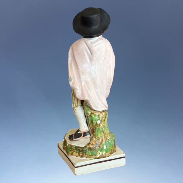 Staffordshire Pottery Figure of a Boy - Skating. - Image 7