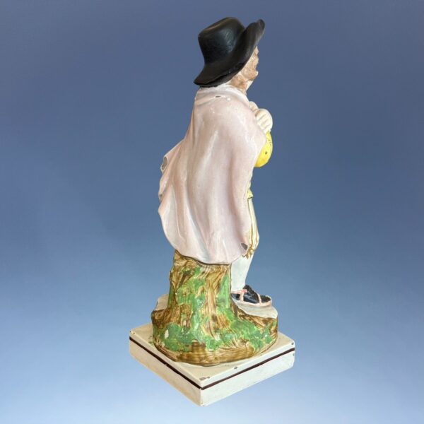 Staffordshire Pottery Figure of a Boy - Skating. - Image 8