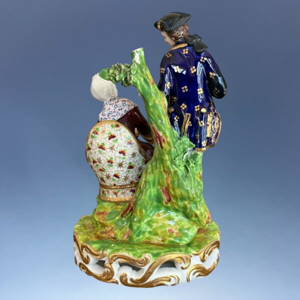 Derby Porcelain figure of the Stocking Mender. (nt) - Image 5