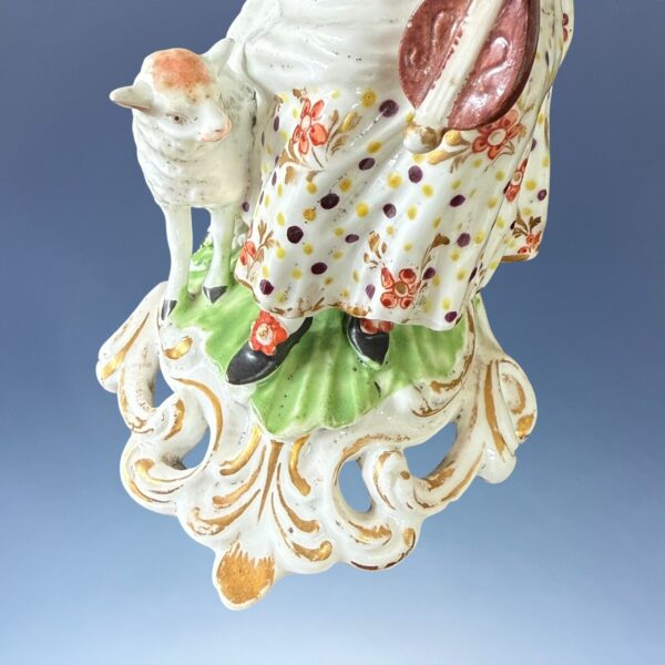 Pair of Derby Porcelain figures - Shepherd & Shepherdess Musicians - Image 3