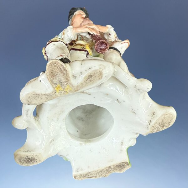 Pair of Derby Porcelain figures - Shepherd & Shepherdess Musicians - Image 7