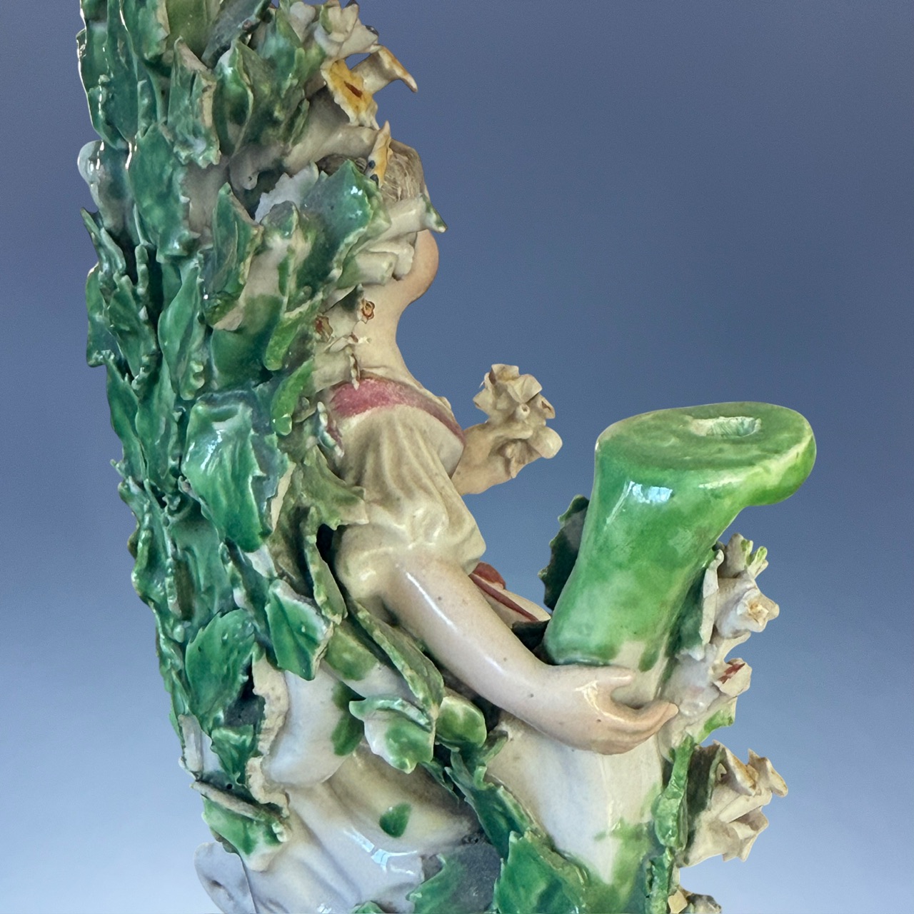 (Clearance) C18th DERBY Figure of a Girl with a Lamb - Image 4