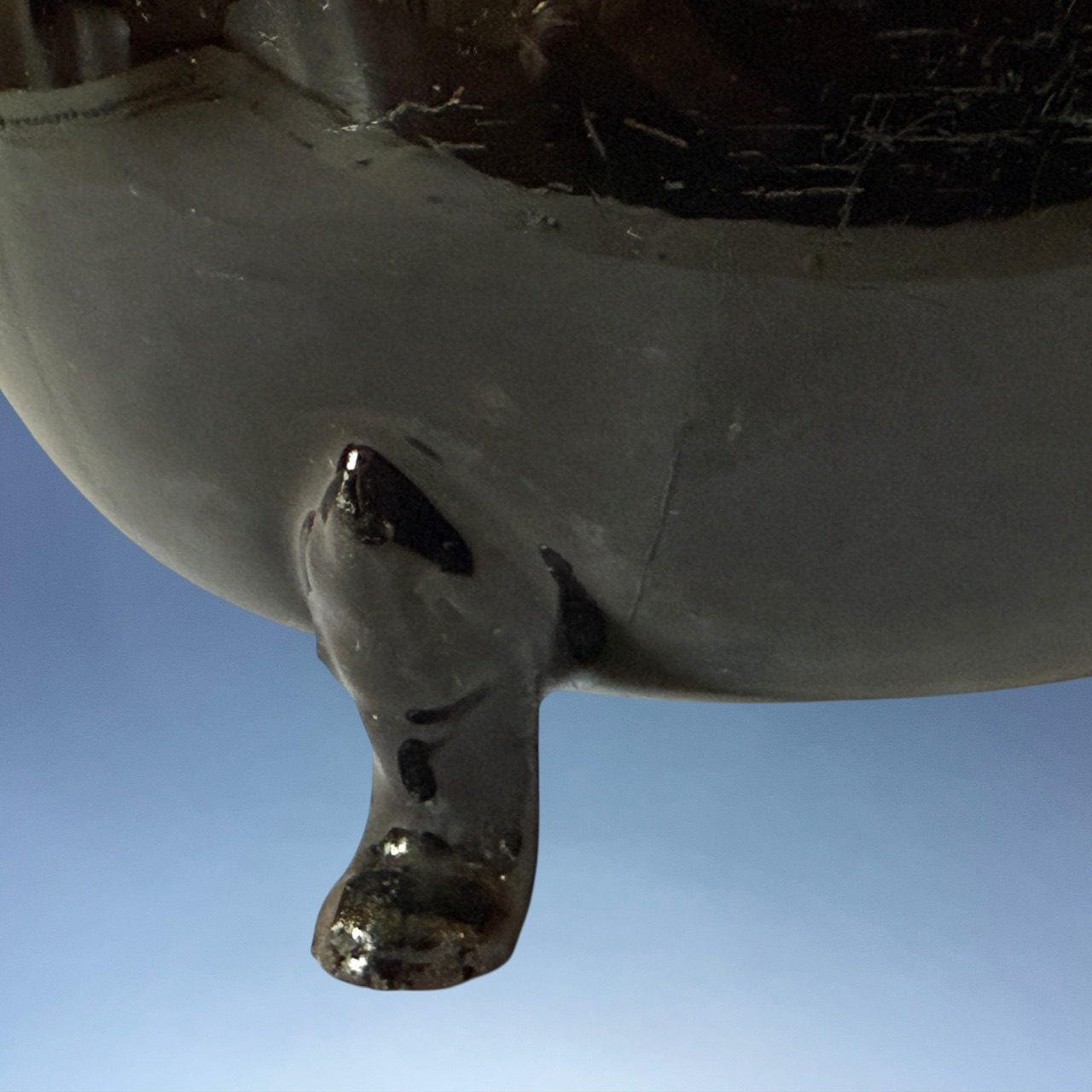 C18th Jackfield Pottery Teapot & Cover. - Image 13