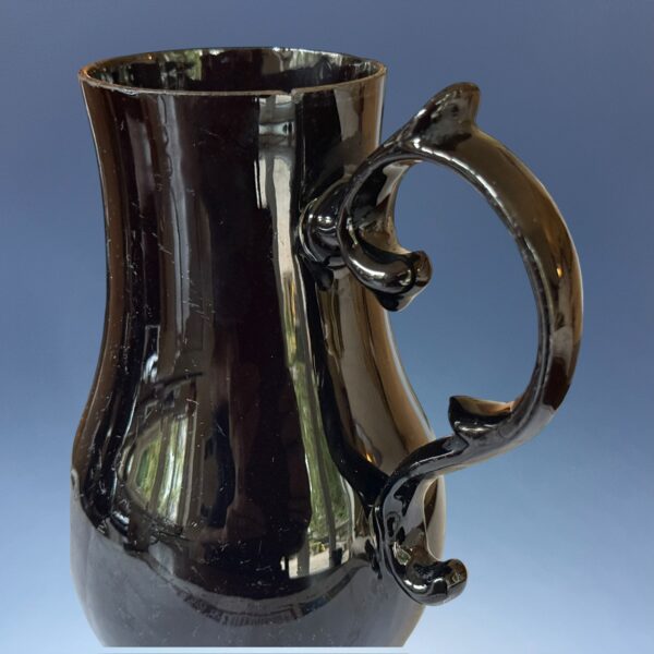 C18th Jackfield Pottery Small Coffee Pot (without lid) - Image 3