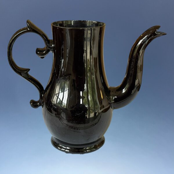 C18th Jackfield Pottery Small Coffee Pot (without lid) - Image 5