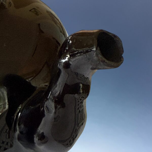 C18th Jackfield Pottery Small Teapot and Cover - Image 10