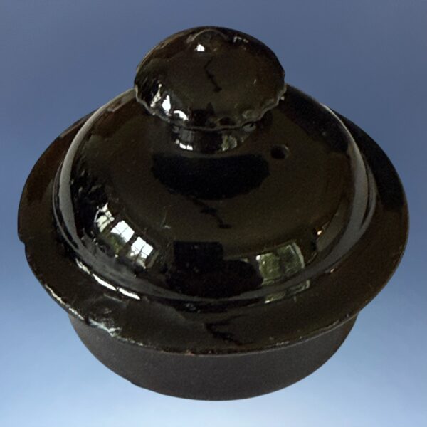 C18th Jackfield Pottery Small Teapot and Cover - Image 13