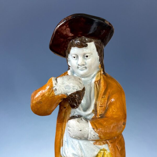 Early Staffordshire (Prattware) Figure of AUTUMN - Image 2