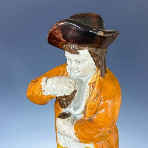 Early Staffordshire (Prattware) Figure of AUTUMN - Image 8