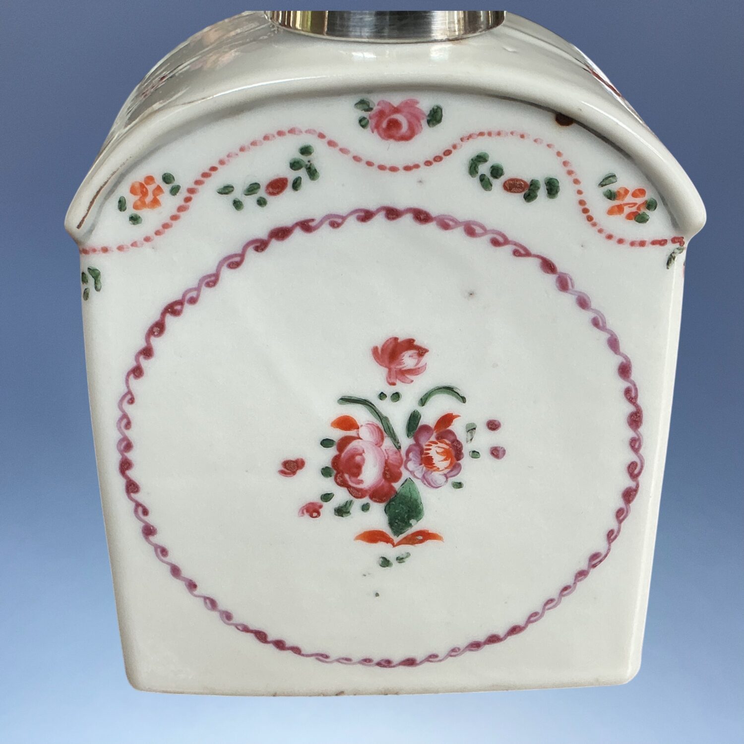 Chinese Export Porcelain Tea Cannister - Image 7