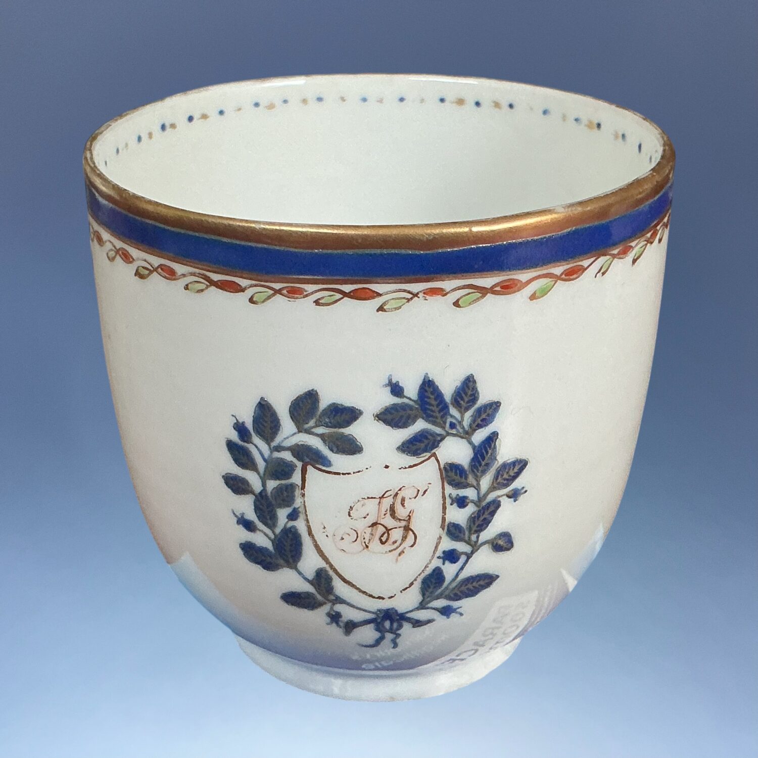 Pair of C18th Chinese Export Porcelain Coffee Cups - Image 7