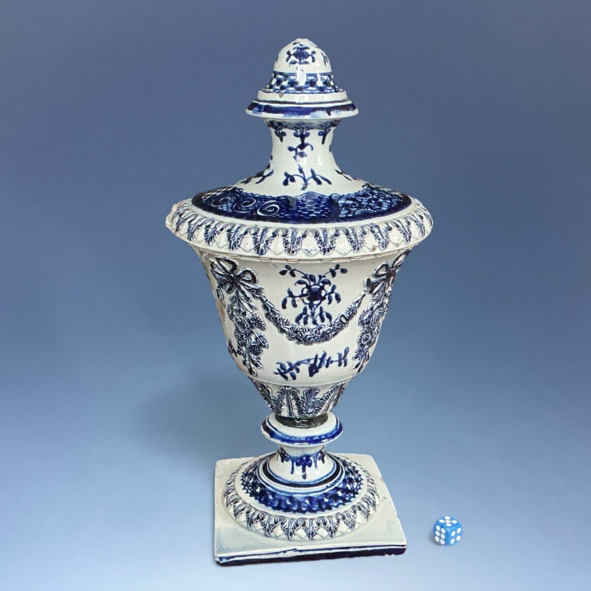 English Pottery Neo Classical Style Vase