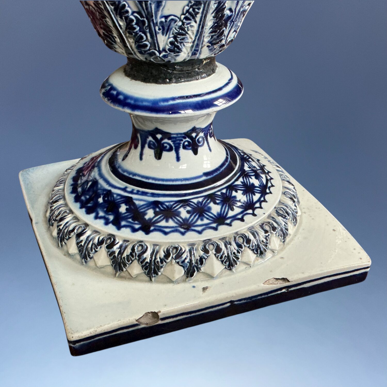 English Pottery Neo Classical Style Vase - Image 3