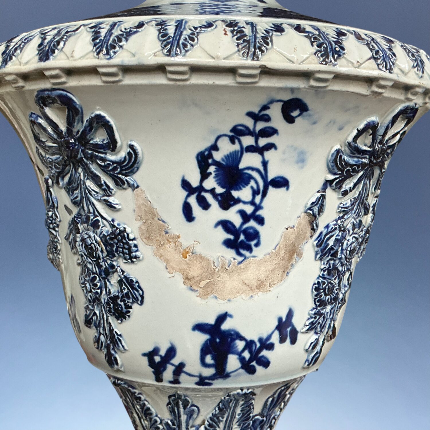 English Pottery Neo Classical Style Vase - Image 5