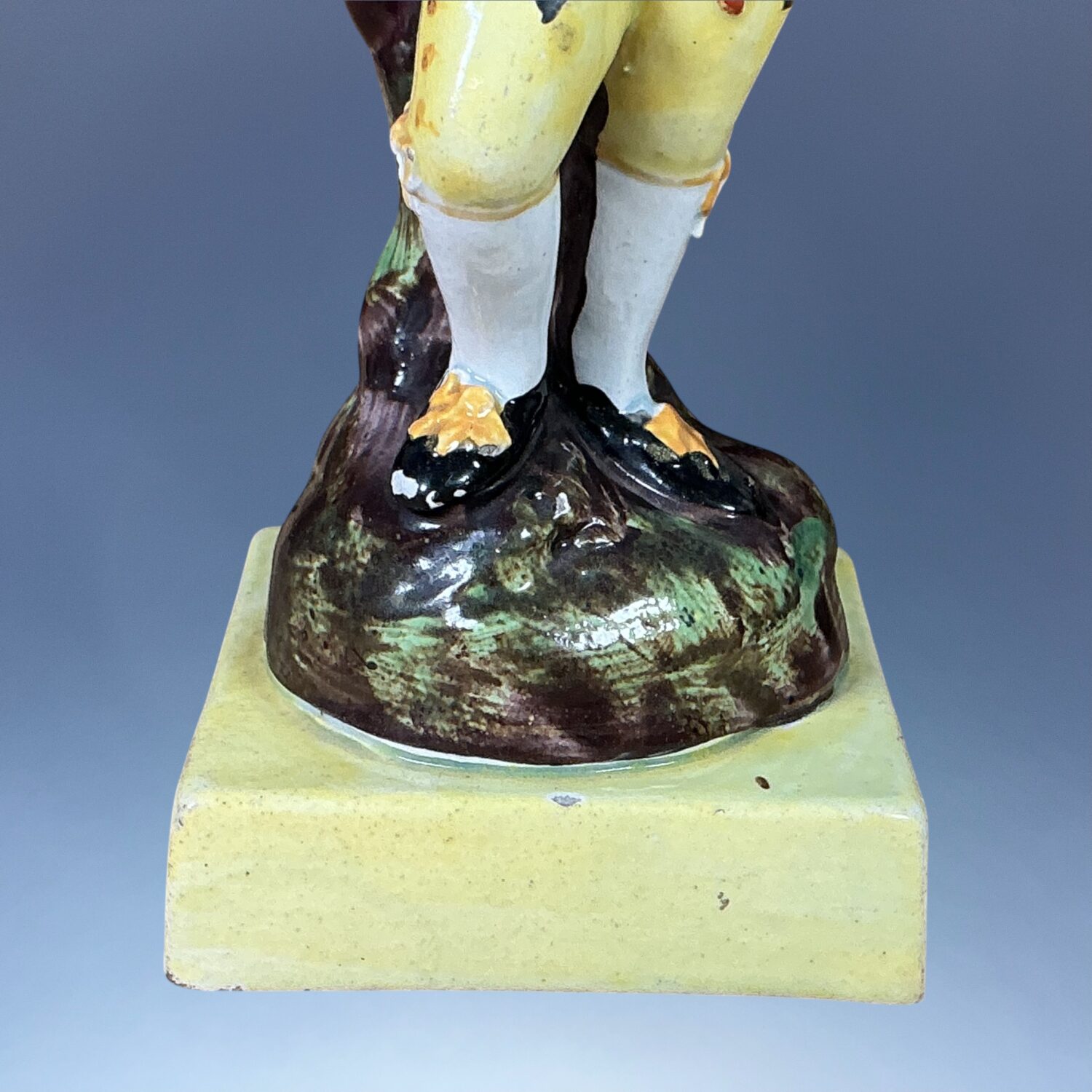 Fine Staffordshire Pottery Figure Emblematic of Fire (b) - Image 3