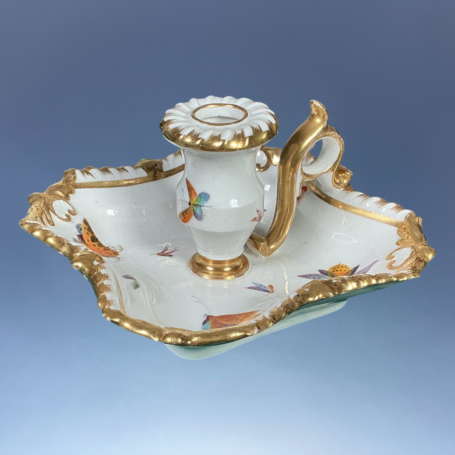 Derby Porcelain Miniature Chamber Candlestick c1825 - Image 2