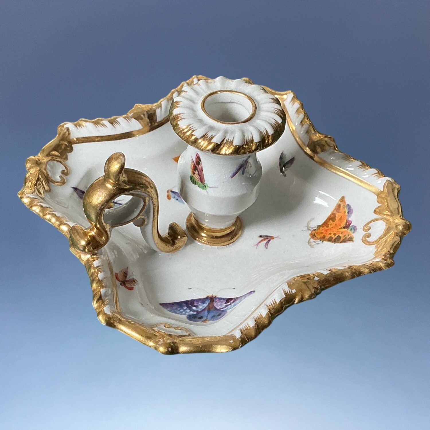 Derby Porcelain Miniature Chamber Candlestick c1825 - Image 5