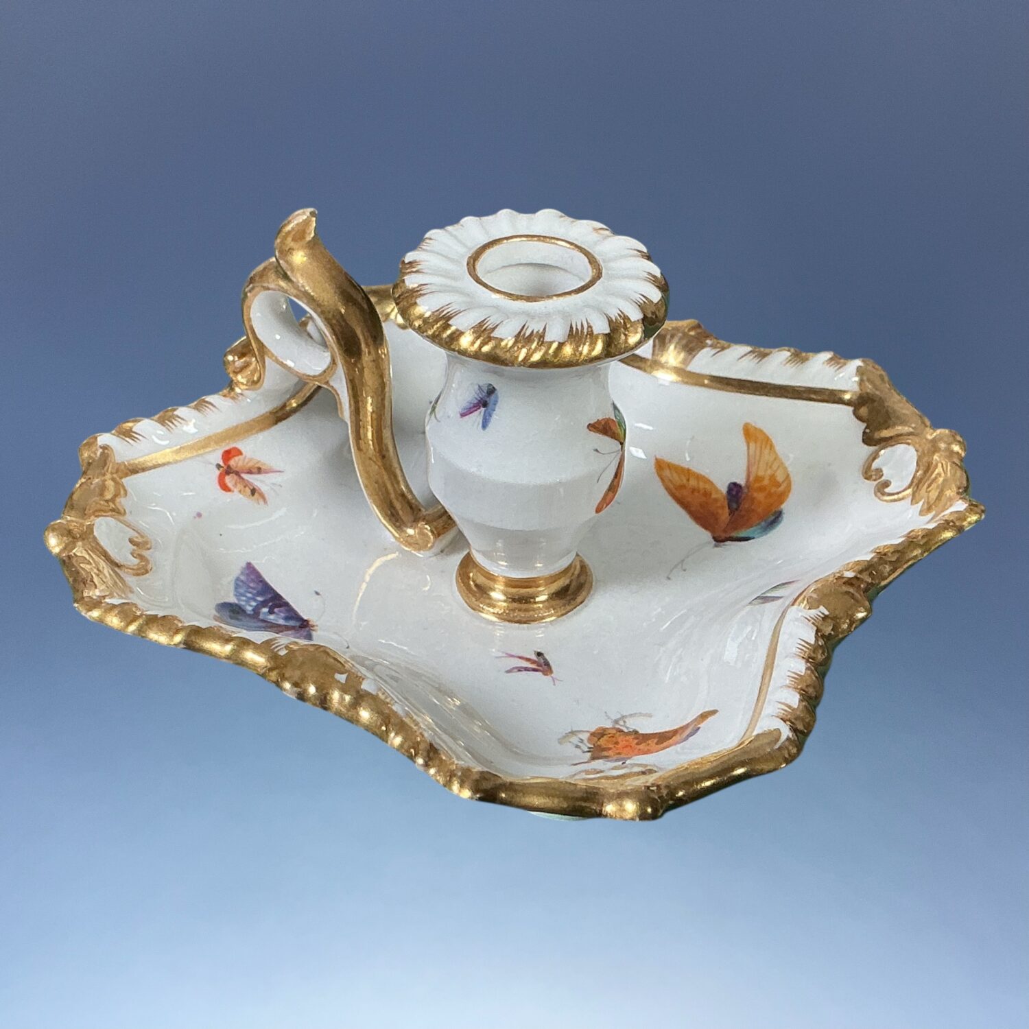 Derby Porcelain Miniature Chamber Candlestick c1825 - Image 6