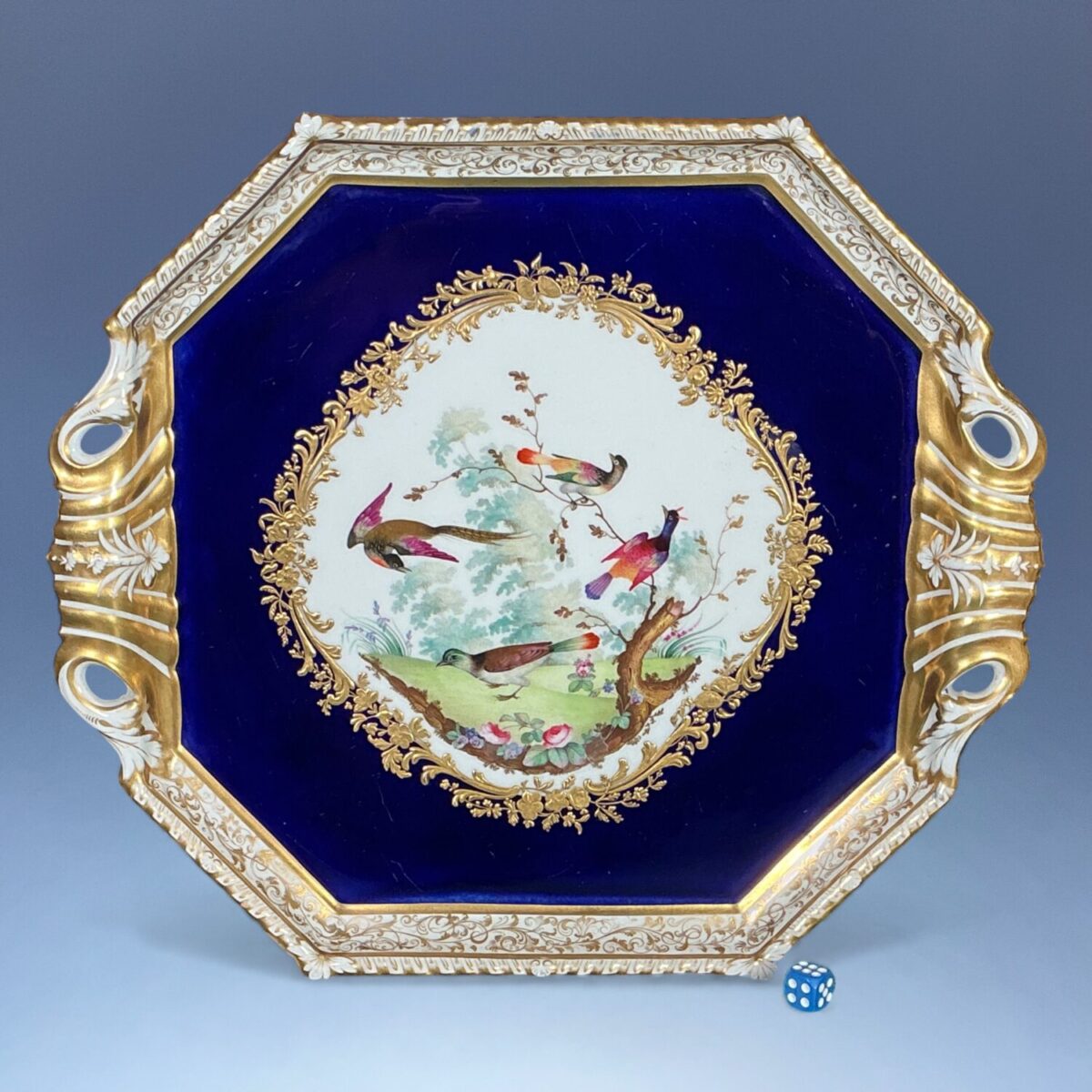 Derby Porcelain – Sevres Style Tea Tray – c1835