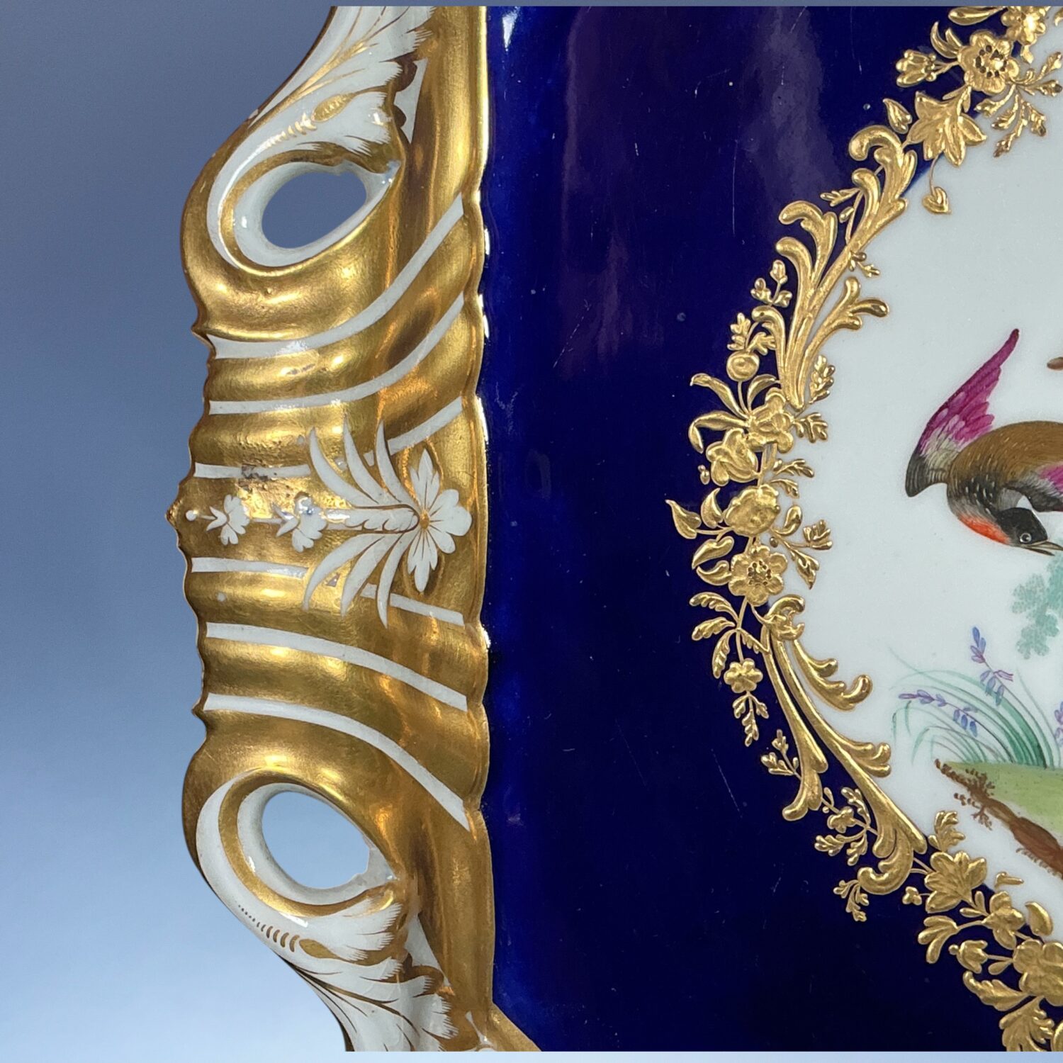 Derby Porcelain - Sevres Style Tea Tray - c1835 - Image 6